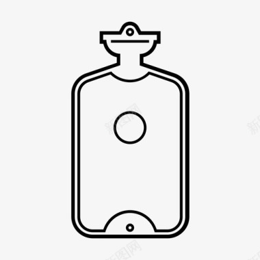 热水瓶热水辣妹图标图标