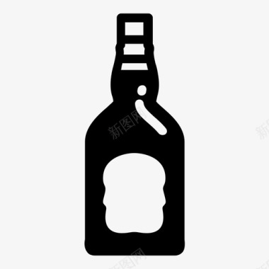 瓶子酒精芝华士图标图标