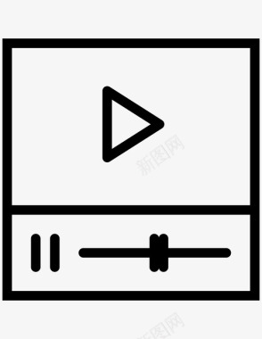 视频背景图视频缓冲区电影图标图标