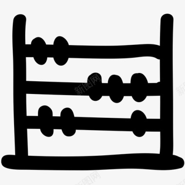 制作图纸算盘班级学习图标图标