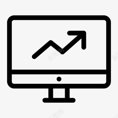 pc版利润监视器计算机屏幕监视器dekstop图标图标