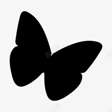 旋转蝴蝶动物昆虫图标图标