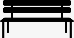座位长椅上的人长椅户外座位图标高清图片