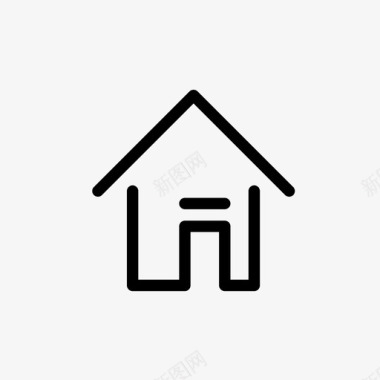 庇护家公寓房子图标图标