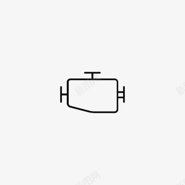 涡轮增压器发动机汽车高压图标图标