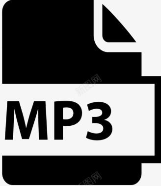 MP4扩展mp3文档扩展名图标图标