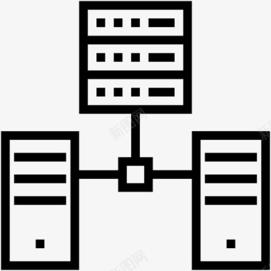 数据存储网络数据库主机图标图标