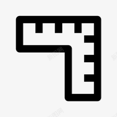 检验合格尺子代码图标图标