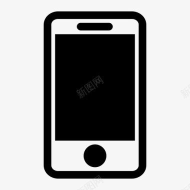 iPhone模板智能手机安卓触摸屏设备图标图标