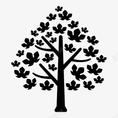 枫树加拿大叶图标图标