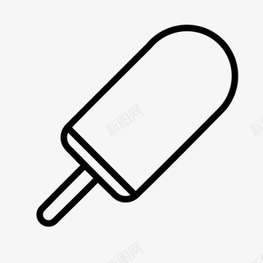 梦幻冰棒冷冻冰淇淋图标图标