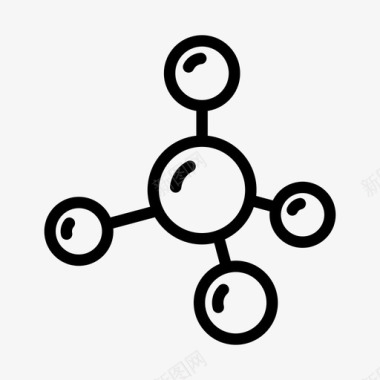 分子原子化学图标图标