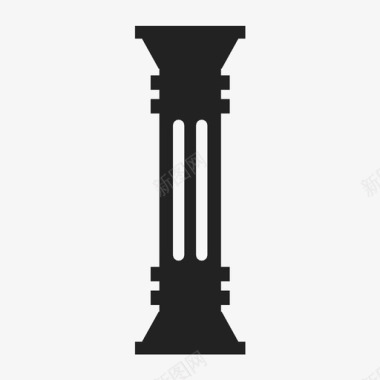 罗马柱建筑古典柱图标图标