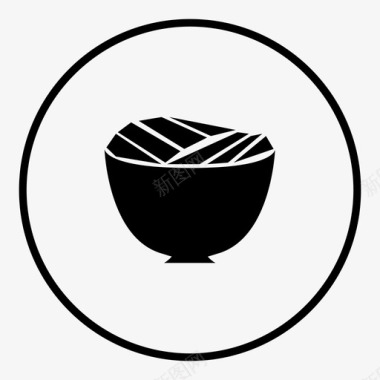 拉面日本料理日本汤图标图标