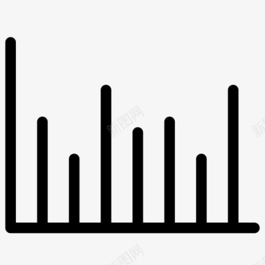 手工印条形图分析图表图标图标