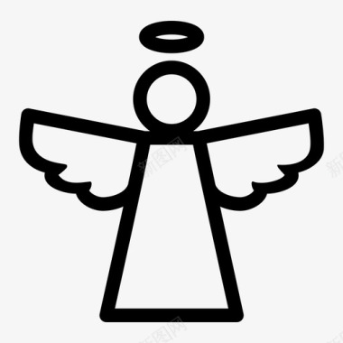 天使良心守护天使图标图标