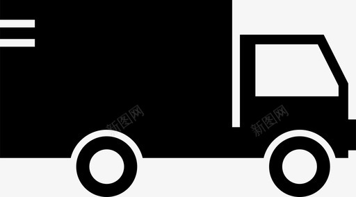 卡车大型车辆移动式图标图标