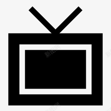 电视房子主题图标图标