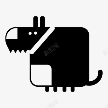 狗动物卡通图标图标