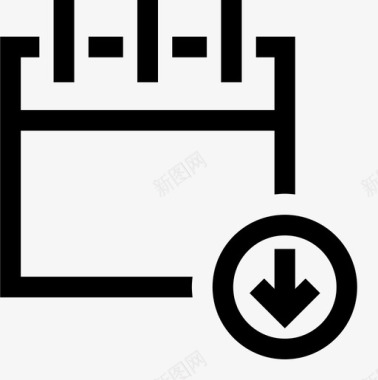 月表格日历月日程表图标图标