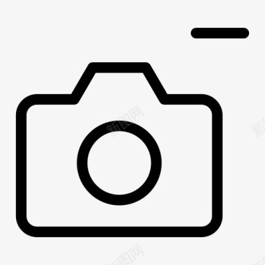 相机删除相册艺术图标图标