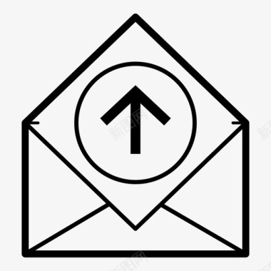 电子邮件电子邮件上载打开邮件上载邮件图标图标
