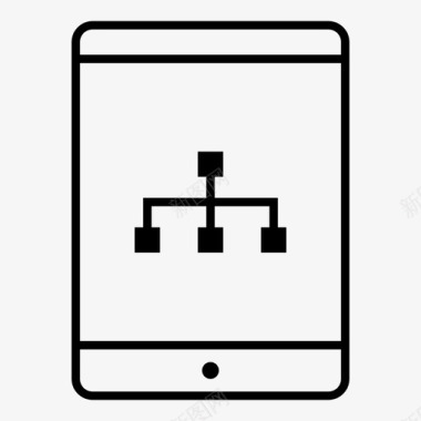 团队结构tablet图业务连接图标图标