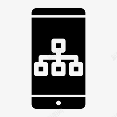 移动界面设计structuresmartphoneandroid层次结构图标图标