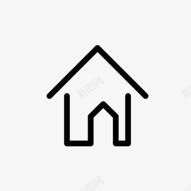 庇护家公寓房子图标图标