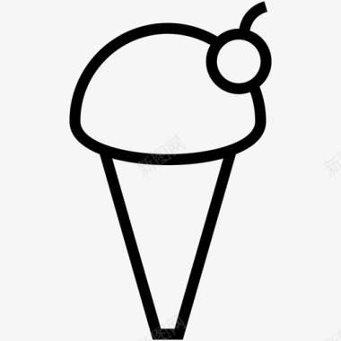 儿童闷烧杯冰淇淋蛋糕筒杯筒图标图标