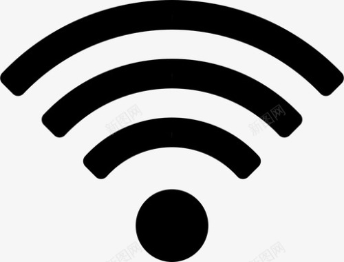 波形带宽连接互联网图标图标