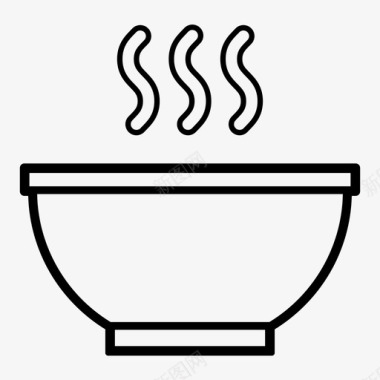 毛肚汤汤碗食物图标图标