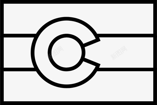 科罗拉多州丹佛科罗拉多州图标图标
