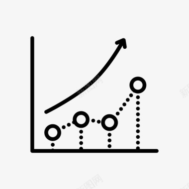 立体折线图折线图图表数据图标图标