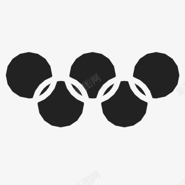 奥林匹克五环标志游戏图标图标