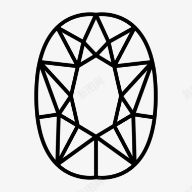梨钻石宝石图标图标