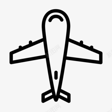飞机旅游旅行图标图标