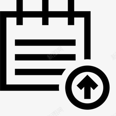 月工作计划上传日历月日程表图标图标