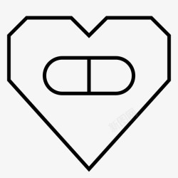 心医丸心心药医图标高清图片