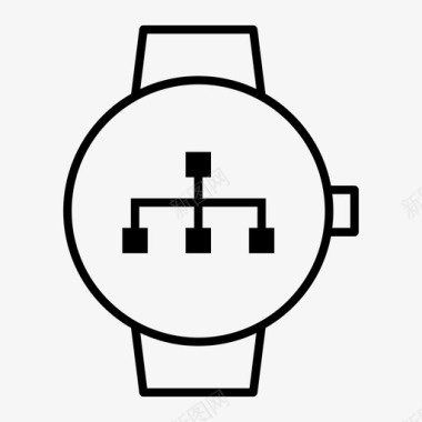 四图表smartwatch图表业务连接图标图标