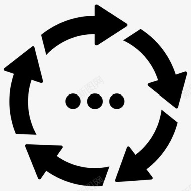 循环过程循环装载图标图标