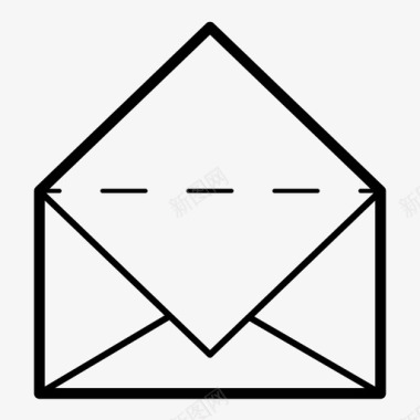 打开的礼品盒邮件电脑邮件电子邮件图标图标