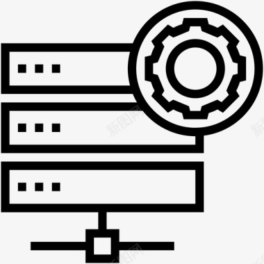 存储服务器设置网络设置服务器配置图标图标