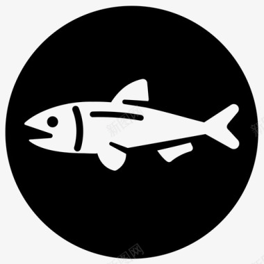 鱼鱼肉鱼鳞图标图标