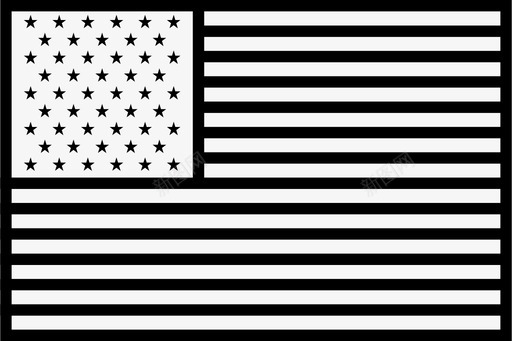 矩形美利坚合众国美国国旗图标图标