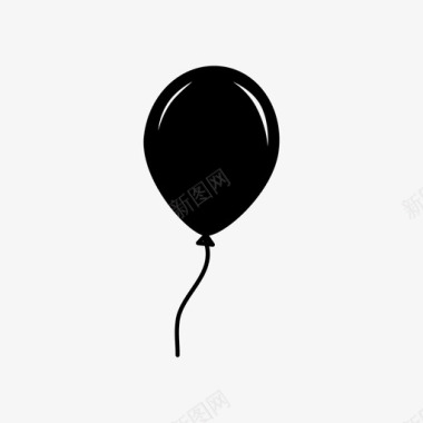 气球玩具气球气球生日庆祝图标图标