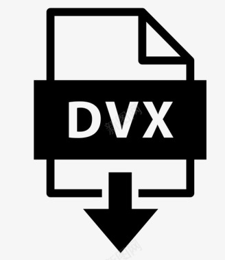 PDF扩展dvx存档扩展名图标图标