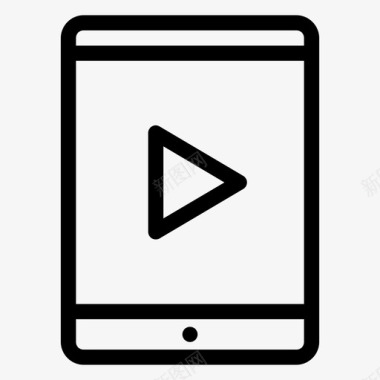 矢量ipadplayer平板电脑playertabletandroid平板电脑图标图标