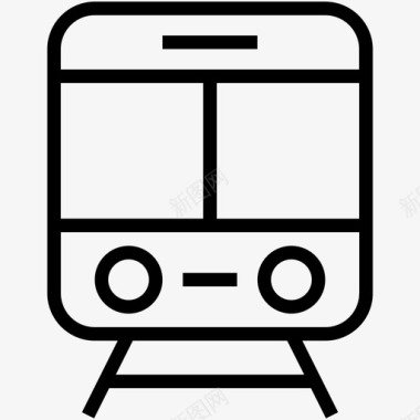 高铁地铁有轨电车机车地铁图标图标