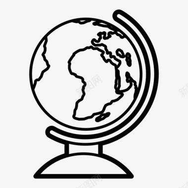 标志图集地球仪地图集桌面地球仪图标图标
